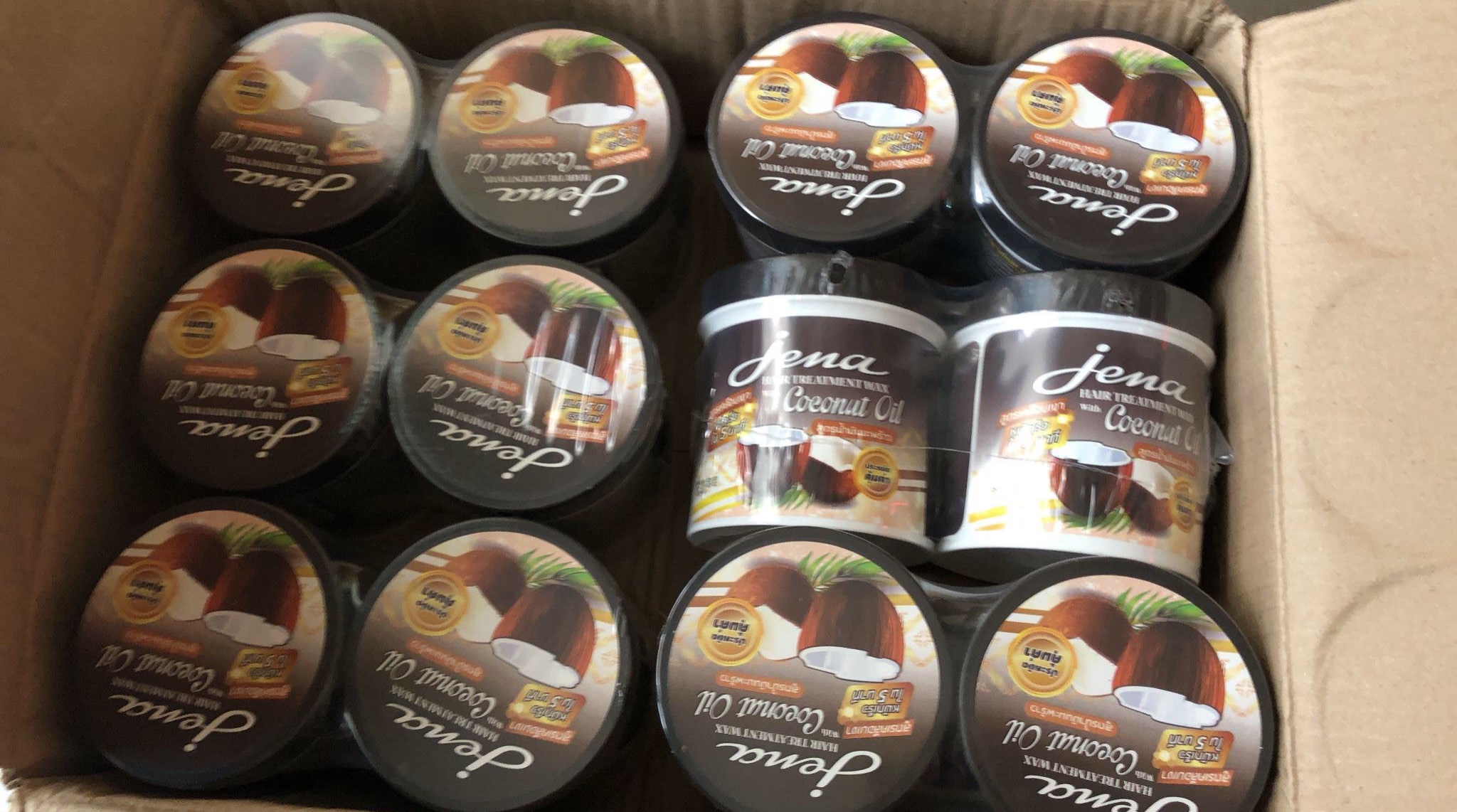  Kem Ủ MƯỚT Tóc Dừa JENA Thái Lan  Ủ Tóc Dưỡng Tóc-1